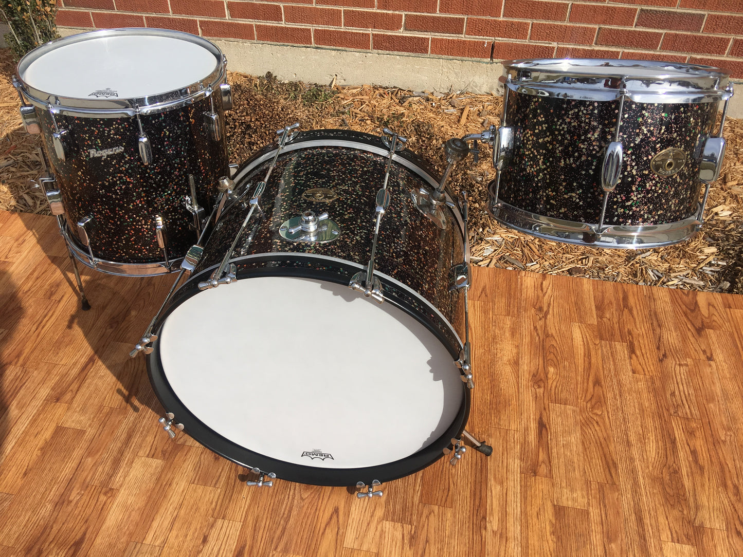 Rogers Mardi Gras Drum Set 20/12/14 Rare!