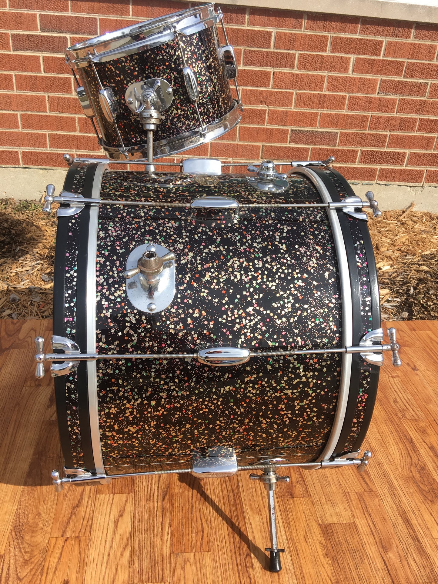 Rogers Mardi Gras Drum Set 20/12/14 Rare!