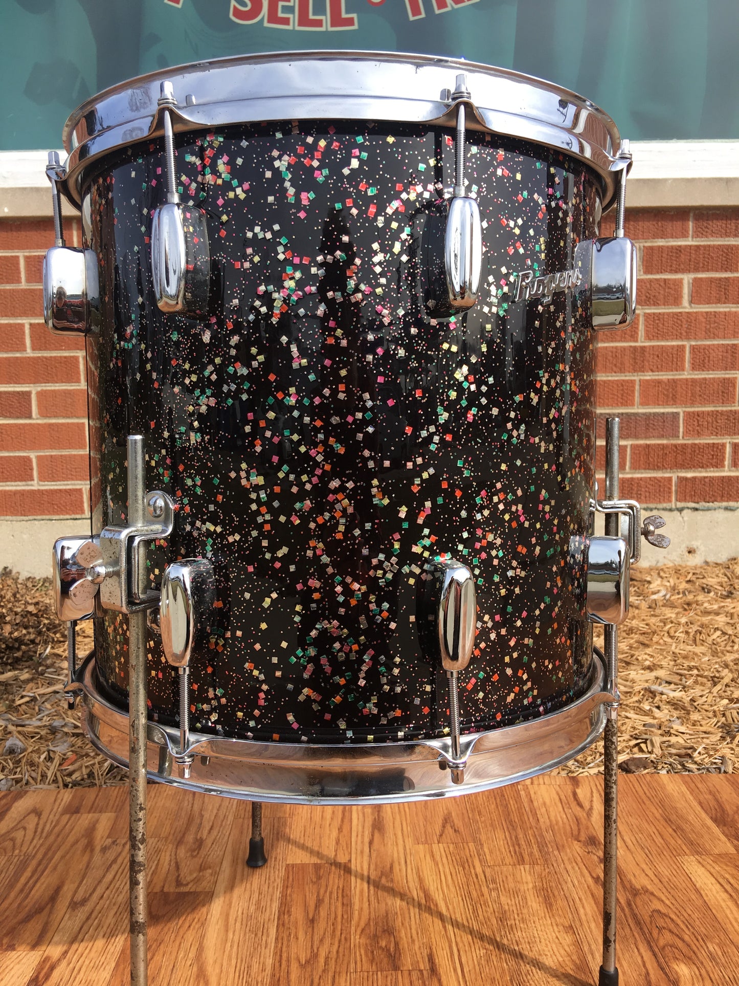 Rogers Mardi Gras Drum Set 20/12/14 Rare!