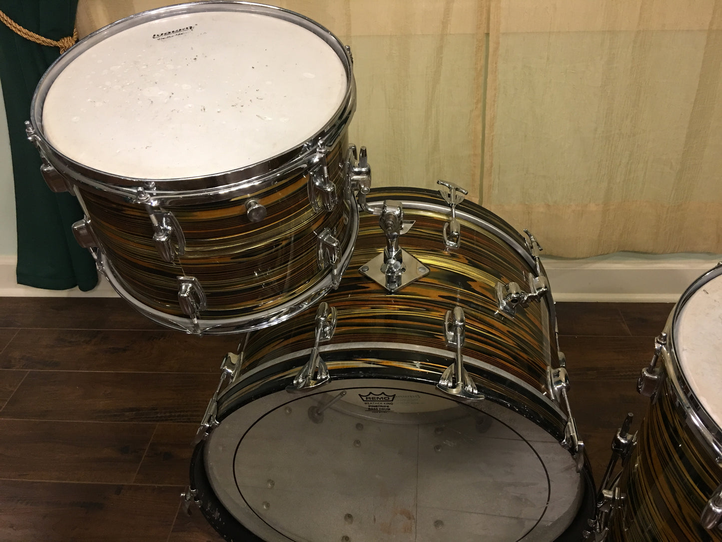 Ludwig Standard Lemon Strata Drum Set Super Classic