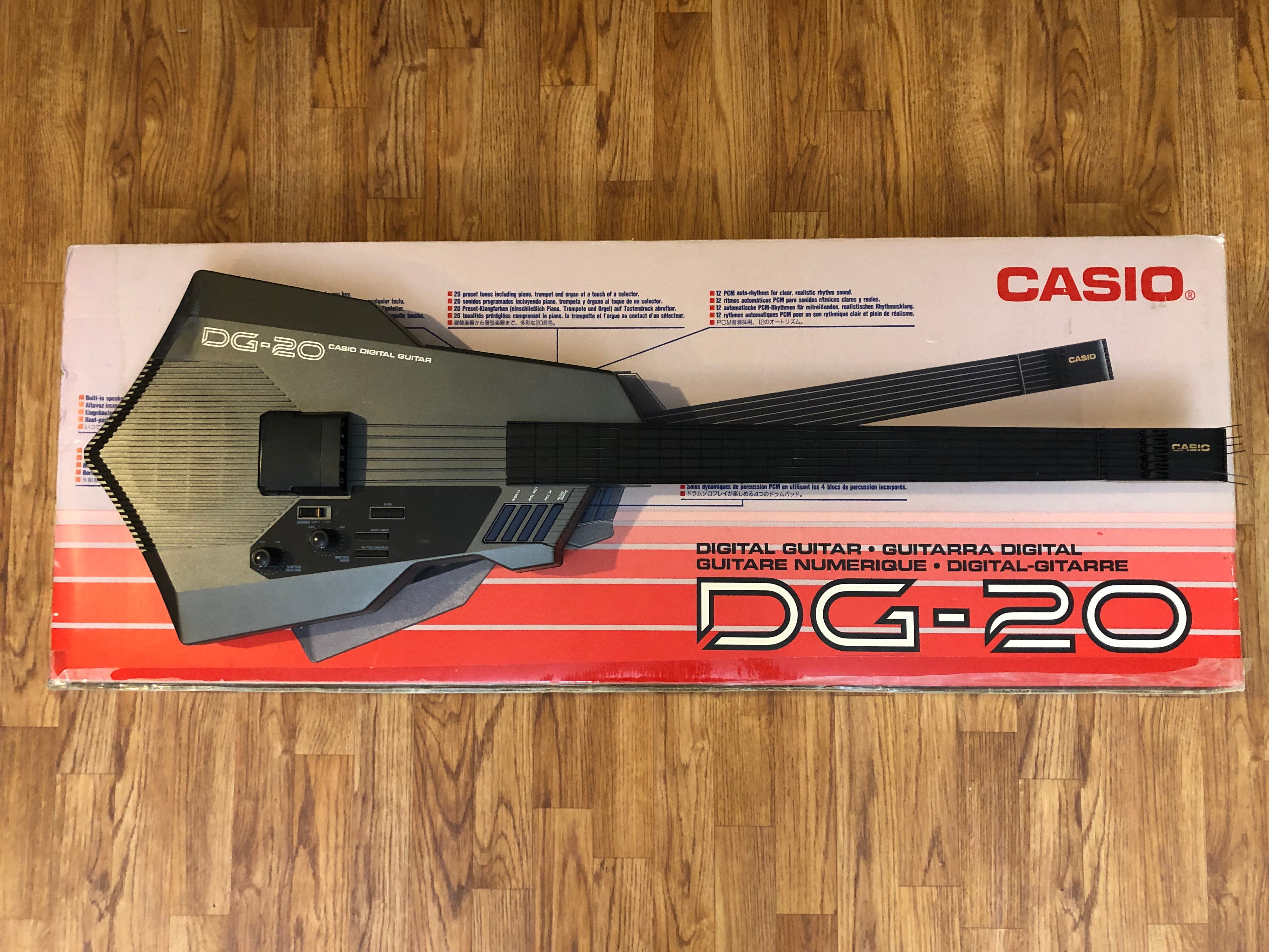 Vintage 1980s Casio DG 20 Digital Guitar Synthesizer Drugan s