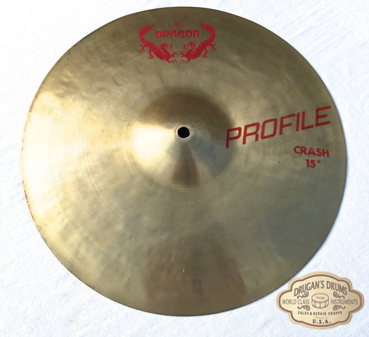 15" Meinl Dragon Profile Crash Cymbal 1396g - Inventory # 248