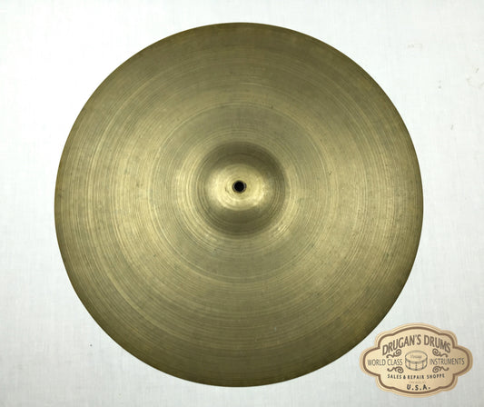 19" 1950's Zildjian A Block Large Stamp Ride Cymbal 1728g # 12